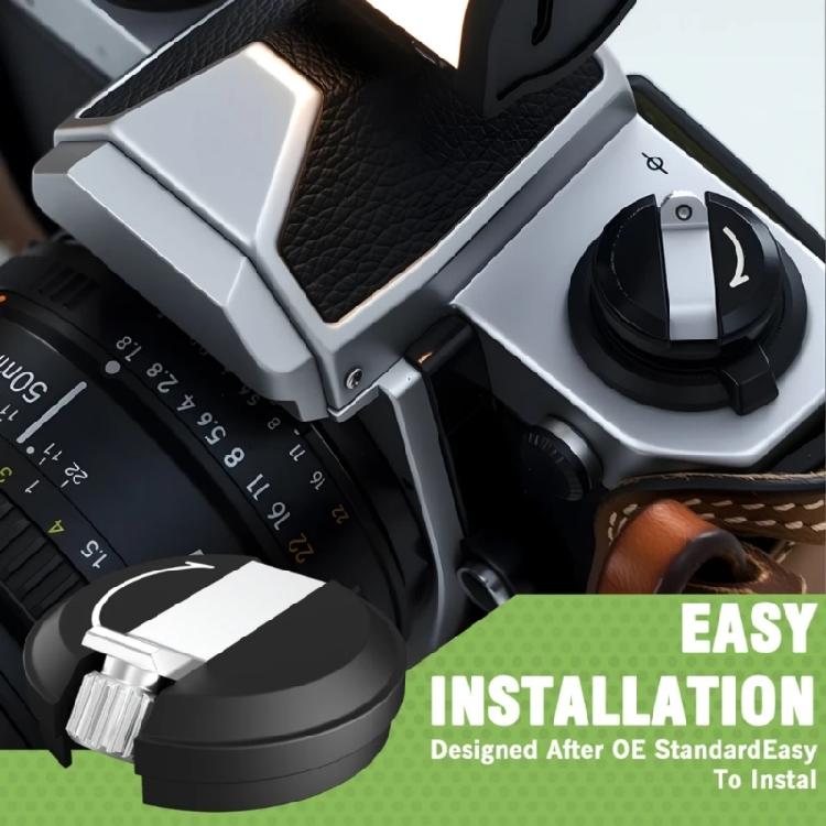 Precise Film Rewind Knob Handle Compatible for FM/FE/FM2/FE2/FA/FM3A Cameras Durability ABS Metal Compactly Design