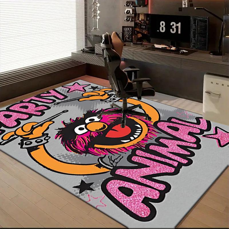 Muppet Show: Friendship Adventure Rug Office Floor Mat - Machine Washable for Bedroom, bedroom, livingroom, Room Decor Fan Gifts Christmas