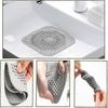 4 Pcs Silicone Drain Protector, Kitchen Sink Strainer with Suction Cup, Bathtub Drain Cover Filter, Sink Strainer for Kitchen and Bathroom.