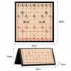 Foldable Xiangqi Strategy Board Game Set Portable Chinese Chess Set  Office
