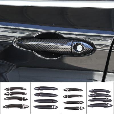 Для Alfa Romeo Giulia Stelvio 2015-Автоаксессуары ABS Carbon Fibre Car Exterior Door Handle Grab Cover Trim