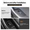 Carbon Fiber For Mazda 3 Axela -2025 Rear Door Window Switch Trim Scratch Wear Resistant Interior Protective Car Accessories