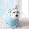 Soft Dog Bath Towel Warm Pet Wash Towels New Puppy Bathrobe  for Pet Cleaning