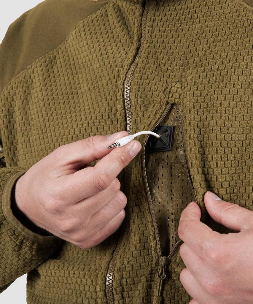 Helikontex Alpha [Толстовка] Флисовая куртка Оливково-зеленая