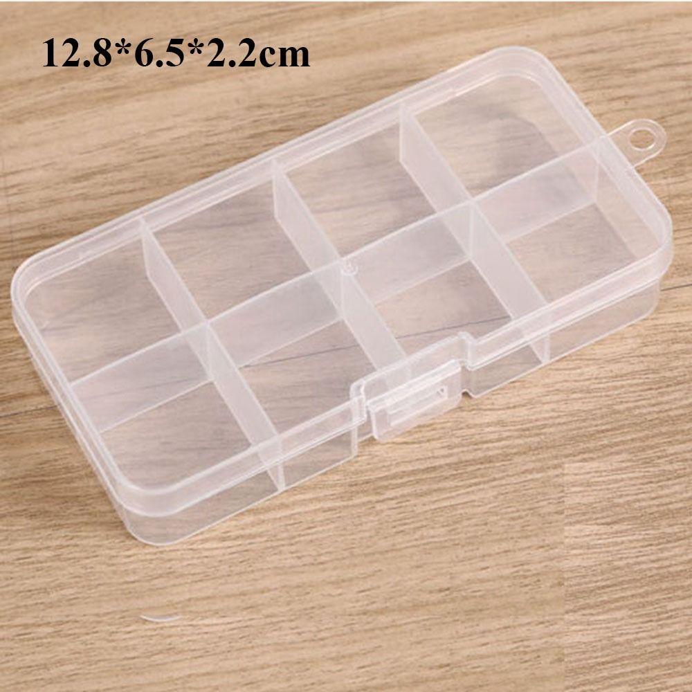 Прозрачная коробка для хранения квадратных мелких предметов, контейнер для горячих ювелирных изделий, бисер, держатель электроинструментов
