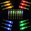 3pcs Hunting Shooting Automatically Luminous Lighted Bow LED Glowing Arrow Nock Tail Fit 6.2mm Arrow Shaft