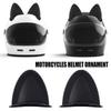 2pcs Universal Motorcycle Helmet Decoration Accessories Devil Horns Decoration Sport Decoration Cat Ears Outdoor