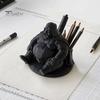 Крутые Офисные Настольные Украшения 3D Печатный Держатель для Ручек в Виде Самурая для Карандашей и Кистей, Креативные Нишевые Подарки для Кинофанатов, Настольный Органайзер, Уникальная Броня