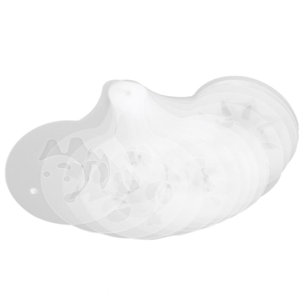 16 шт. Кофейные трафареты Многоцелевые трафареты для украшения торта для DIY Кофе Торт Фондант Шоколад