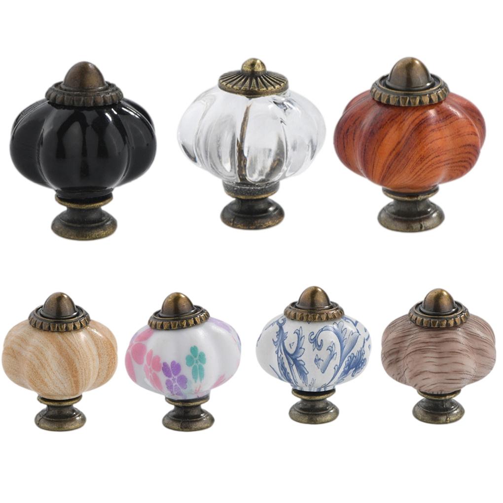 Дверная ручка Винтажный обувной шкаф Комод Ручка для ящика Мебельная деталь для спальни ванной комнаты Домашняя фермерская декорация