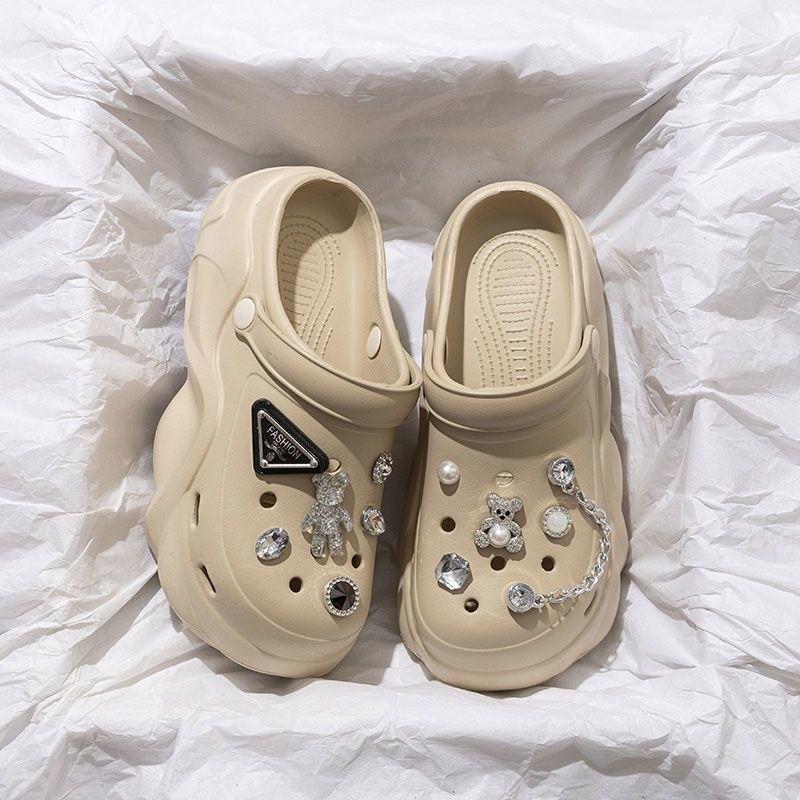 Новые летние женские Crocs 2025: Поддержка свода стопы, Толстая подошва, Внешний слой из ЭВА, Нескользящая, Мягкая подошва.