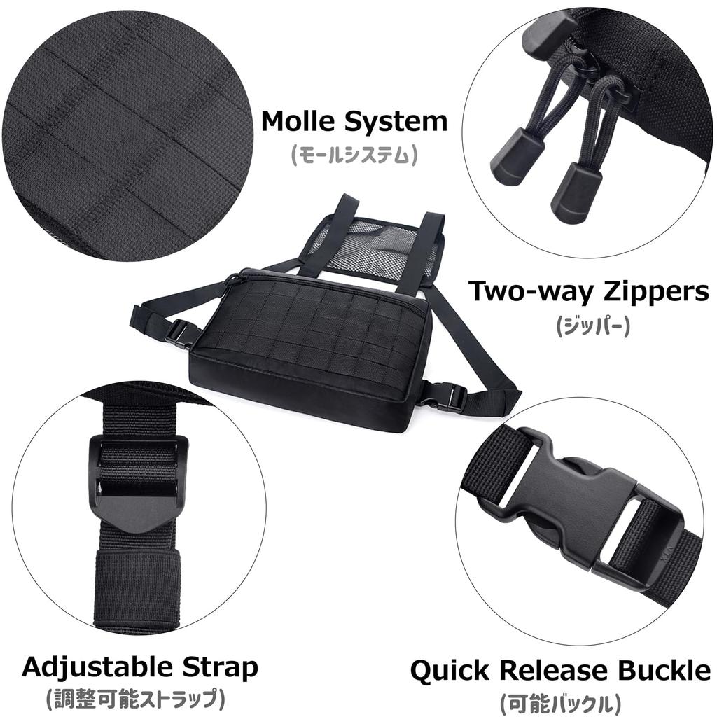Разгрузочный жилет Azarxis, Нагрудная сумка, Одежда для страйкбола, Снаряжение, Тактическая нательная сумка для утилит, Выживание, Тактика, Исследования, На открытом воздухе (Армейский Зеленый (Новая версия))
