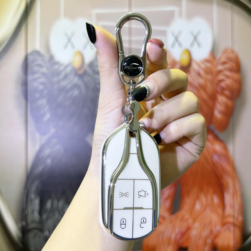 Maserati Levante & Ghibli Женский Высококлассный Чехол для Ключа Защитная Оболочка