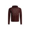 Solid Color Pullover with Thumb Holes and Stand Collar Sport Long Sleeve Sweatshirt Men Tops Red CU7892-624