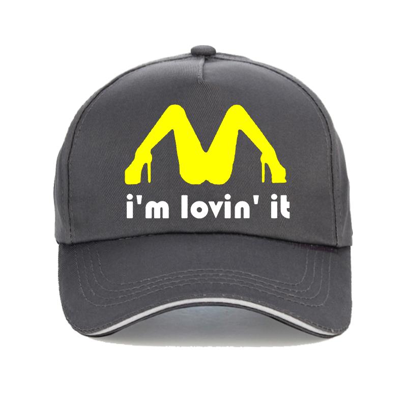 Men Tricolor I'm Loving It Inapropriate Offensive Sex Baseball Cap Funny Humor Joke Rude Summer Dad Hat Adjustable Snapback Hats