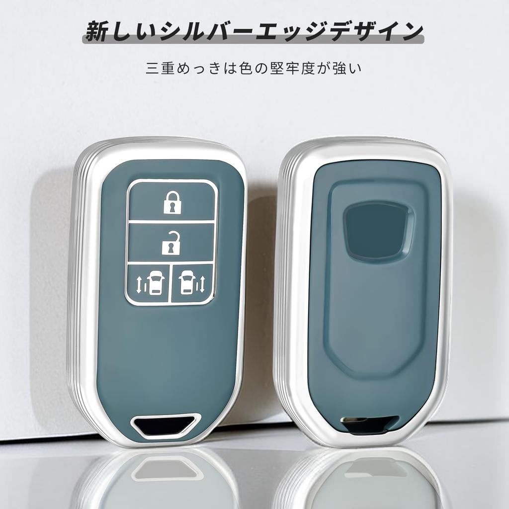 [НЕСТАНДАРТНЫЙ] Чехол для ключа-брелока Honda с кнопкой скольжения с обеих сторон, 4 кнопки, совместимый с