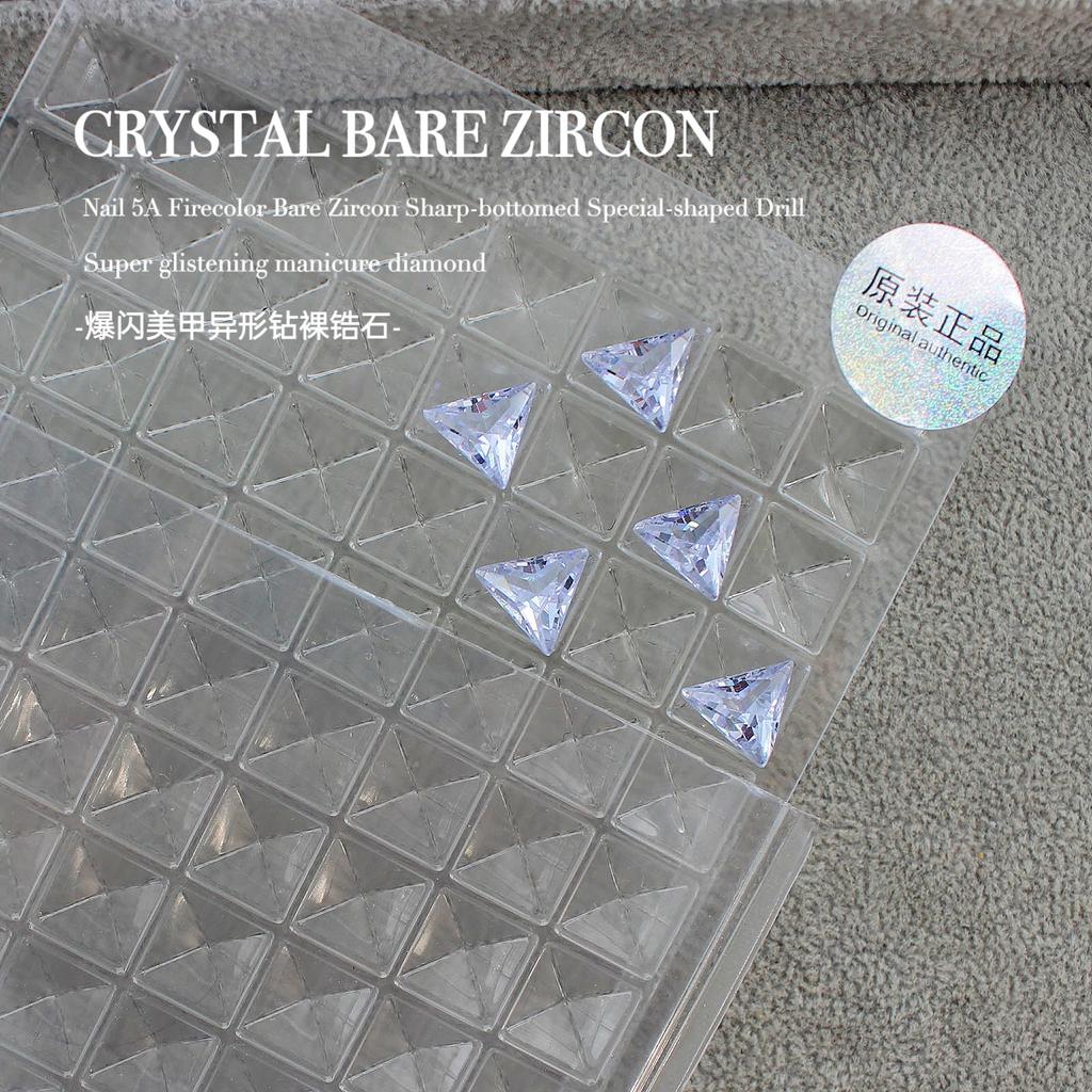 Вспышка Мини Маленький Голый Цирконий Кончик Нижний Куча Бриллиантовый Инопланетный Камень Сахарный Голубиный Яйцо Капля Воды Дизайн Ногтей Конский Глаз Украшения Для Ногтей