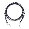 Women Eyeglass Chains Black Acrylic Beads Chains Anti-slip Eyewear Cord Reading Glasses Rope Fashion