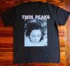Футболка с графическим принтом Twin Peaks, обернутая в пластик, с коротким рукавом, унисекс, мужская, женская, для любого сезона, черная, повседневная, с круглым вырезом