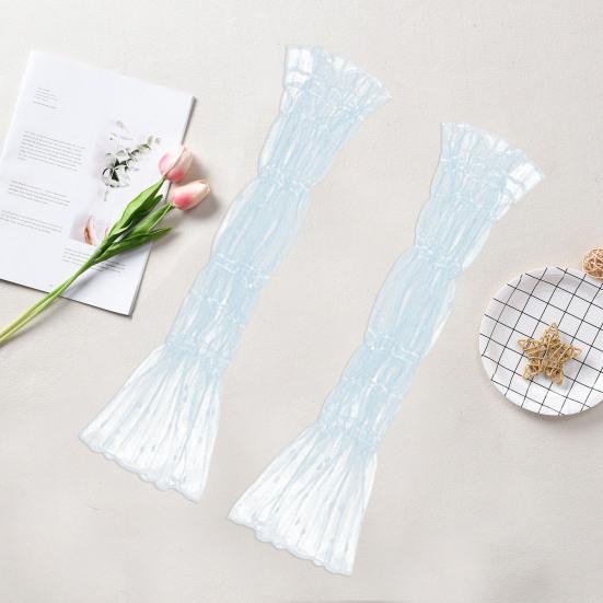 Women's Long Ultra-thin Mesh Arm Sleeves Sun UV Protection Cooling Fingerless Gloves Lace