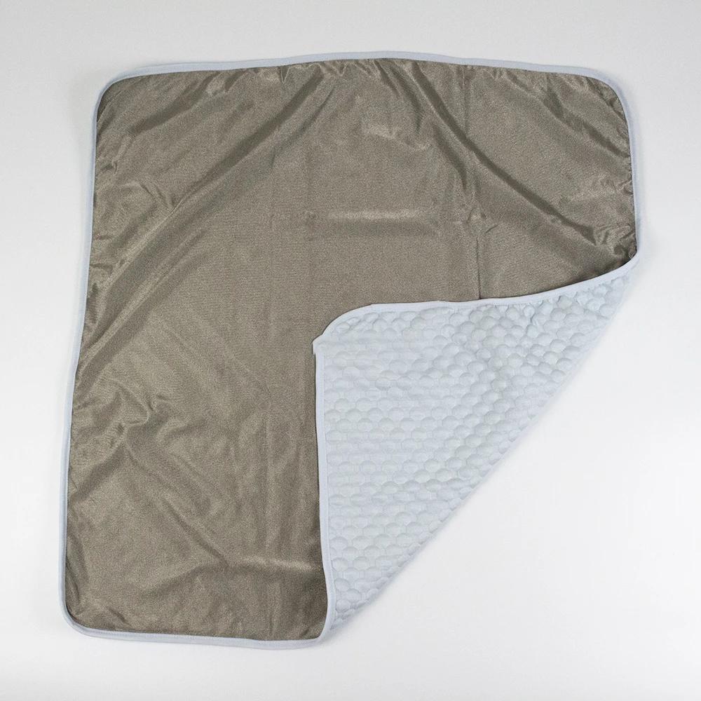 BLOCK EMF Silver Fiber & Cotton Blanket Radiation Protection Blanket, Grounding for EMF & 5G Shielding