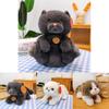 Adorable Plush Cat Toy Lovable Lazy Soft Doll With Short Fur For Kids And Collectors