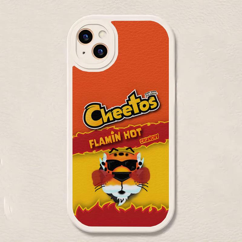 Hot Cheetos Print Phone Case Leather For iPhone 18 12 Pro 14 Max 13 Mini 11 14 X XR XS 7 8 Plus Soft Silicone Shockproof Cover
