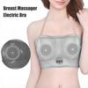 Electric Breast Massager Multiple Vibration Modes Fastener Tape Design Adjustable Fit Cordless Rechargeable Breast Massage Device