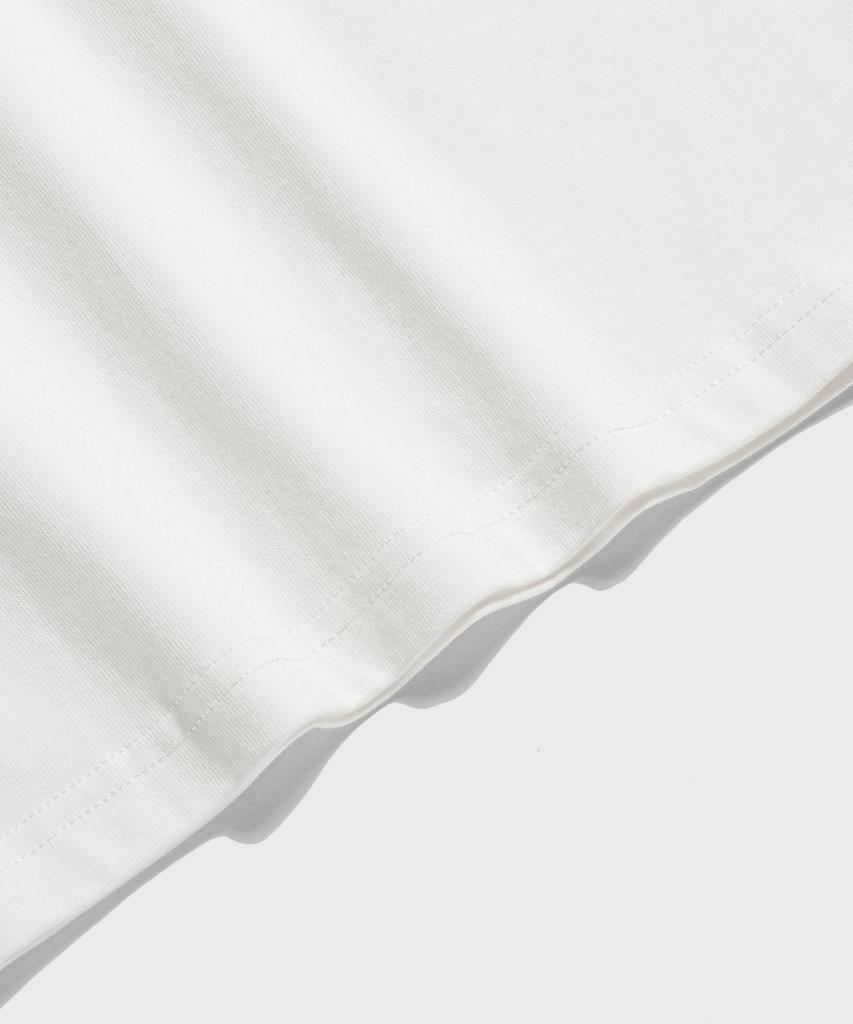 Beulonseun Хлопковая футболка-henley с коротким рукавом, 10,6 унций, белая