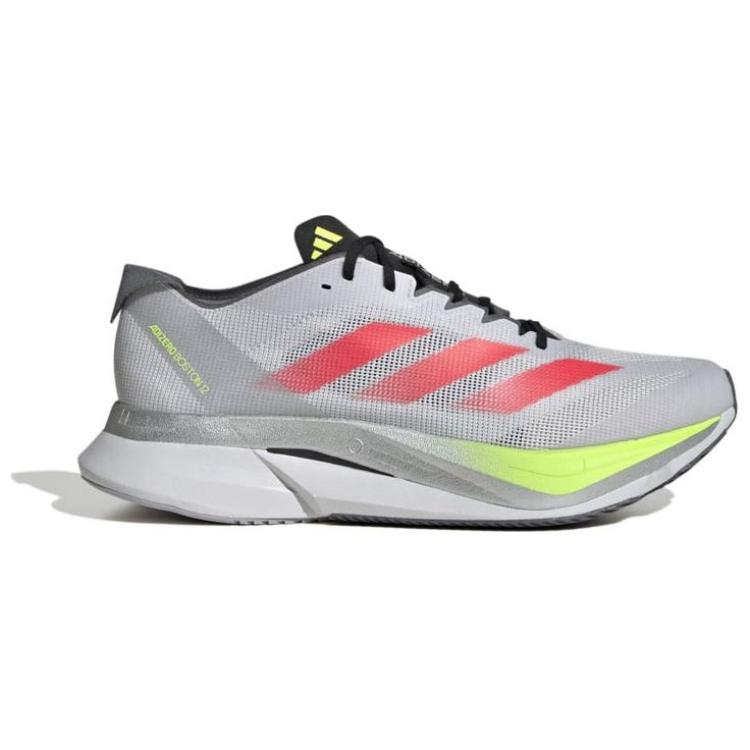 adidas Кроссовки Adizero Boston 12 Dash Grey Lucid Red Lucid Lemon JI4472