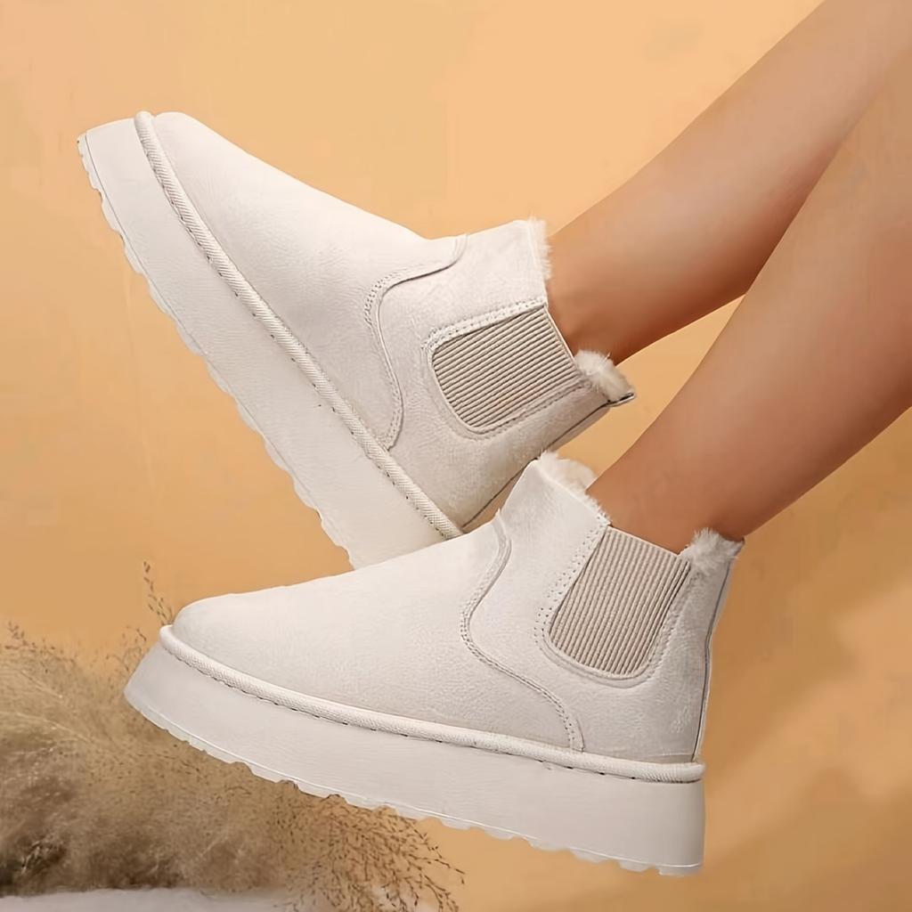 Fashion Women Boots Winter Women Snow Boots Plush WarmPlatform Shoes 2024The New Sneakers Casual Slip On Female Ankle Boots Botas Mujer