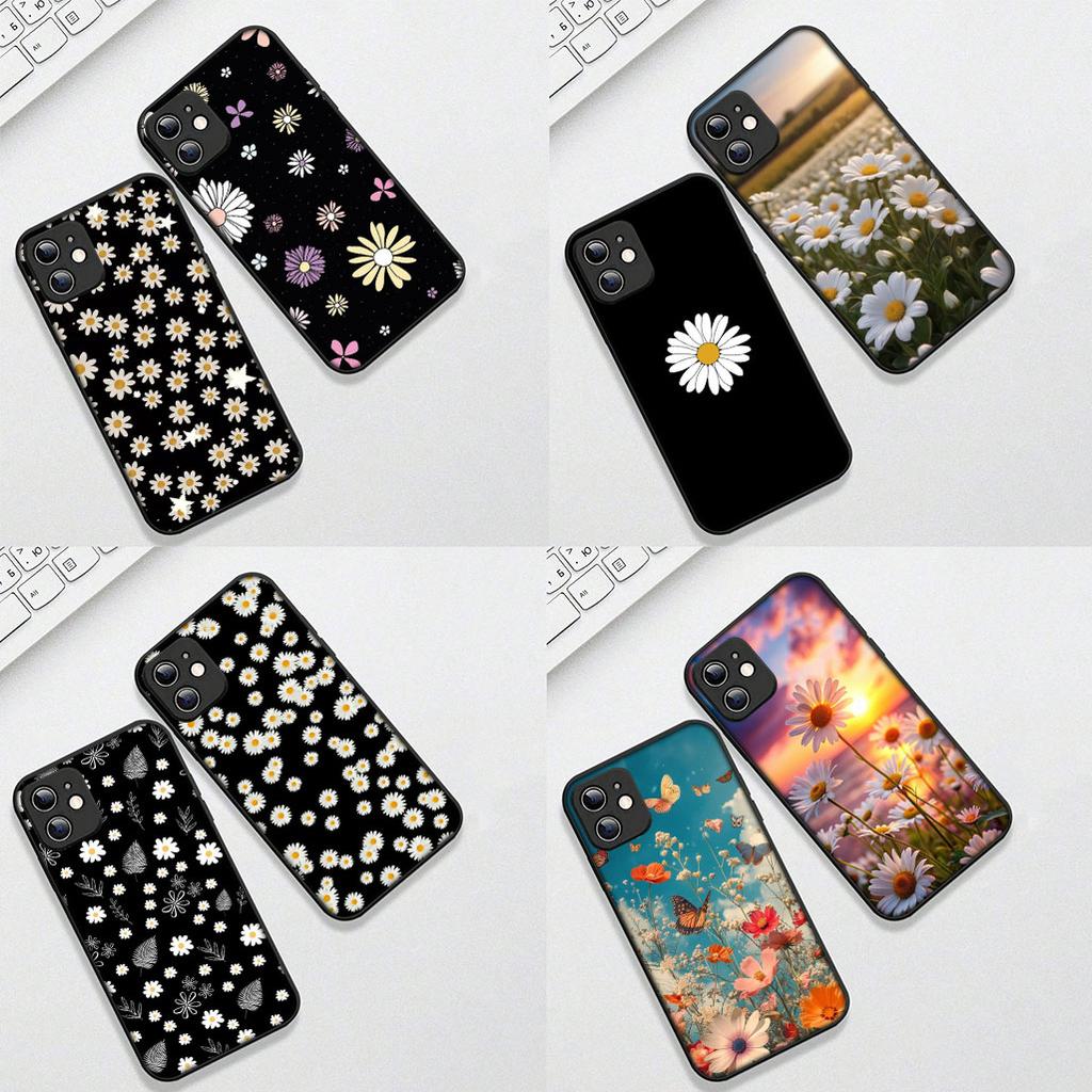for Samsung Galaxy A35 A36 A55 A26 A05 A06 A14 A50 A51 A53 A54 A12 A13 A23 Phone Cover Case Fresh Little Daisy Flower Wallpaper