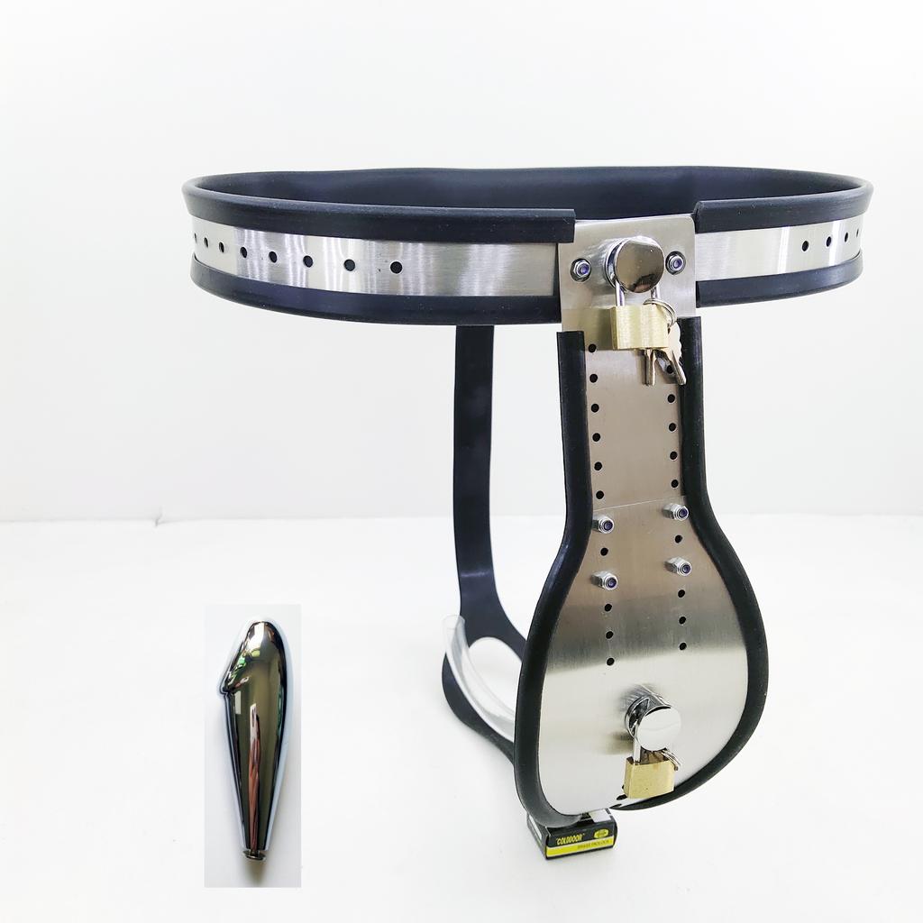 Мужской пояс верности из нержавеющей стали Т-типа, БДСМ, бондаж, металлическое нижнее белье, игры для взрослых, секс-игрушки для мужчин, замок верности, эротический