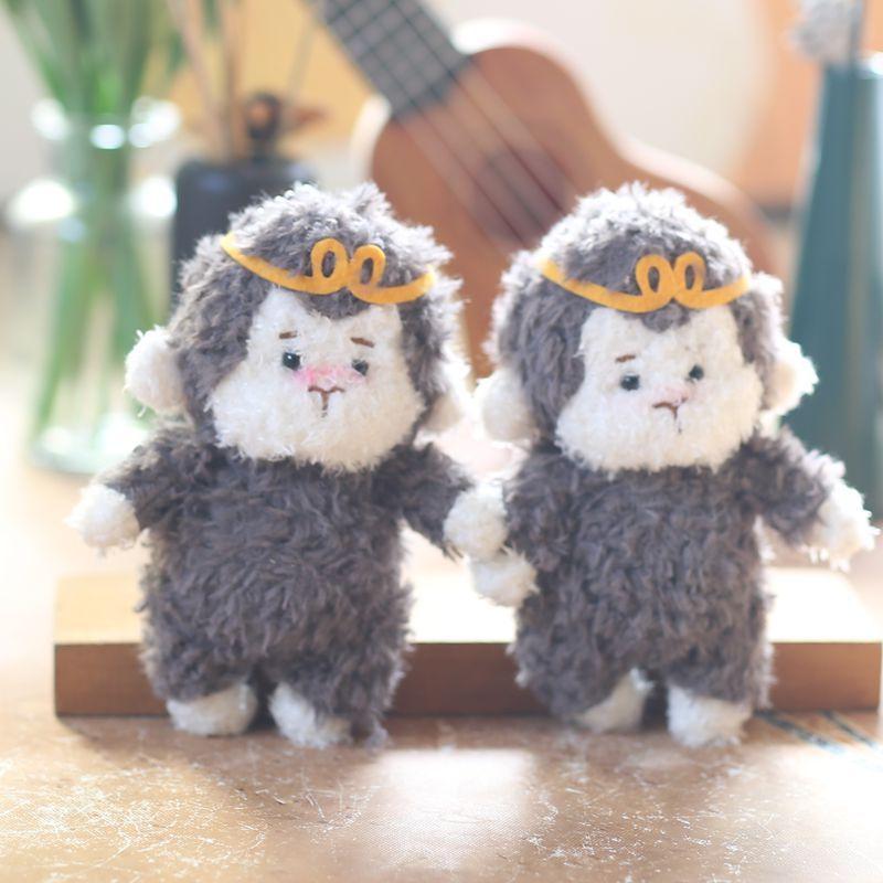 Cute Little Monkey Pendant Plush Toy Doll Big Sage Bag Hanging Ornament Keychain Rag Doll Doll