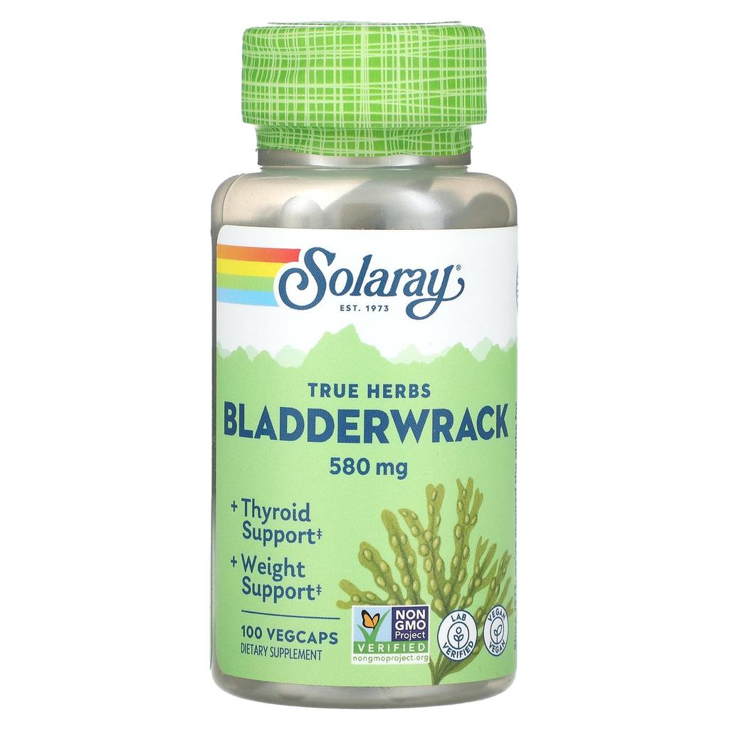 True Herbs, Морская капуста (Фукус), 580 мг, 100 растительных капсул