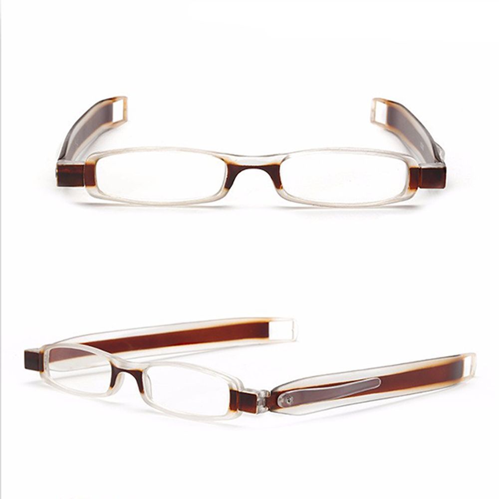 Grandfather Old Man Folding Rotation Ultraportability Mini Reading Spectacles Eyeglass Glasses