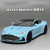 Масштаб 1/32 Aston Martin DB12 GT Суперкар Сплав Металл Литая под давлением Модель автомобиля Звук и свет Праздничный подарок Детская игрушечная машинка