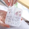 Household Portable Travel Small Mini Pill Box Carry PillBox Sealed Storage Box Small Pills Organizer Case