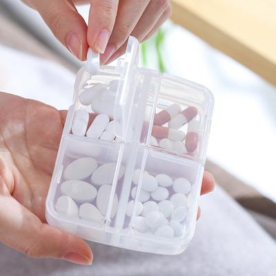 Бытовая портативная дорожная маленькая мини-таблетка Carry PillBox герметичная коробка для хранения небольших таблеток органайзер чехол