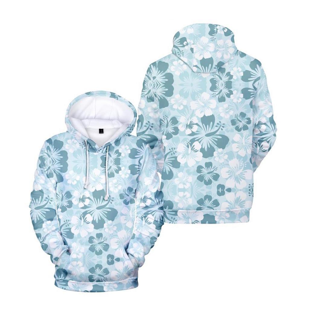 Новый осенний свитер с капюшоном и 3D-цифровой печатью, креативная печать