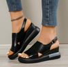 Summer Wedge Platform Sandals Fashion Retro Romen Beach Shoes Ladies Casual Peep Toe Soft Comfortable Sandalias