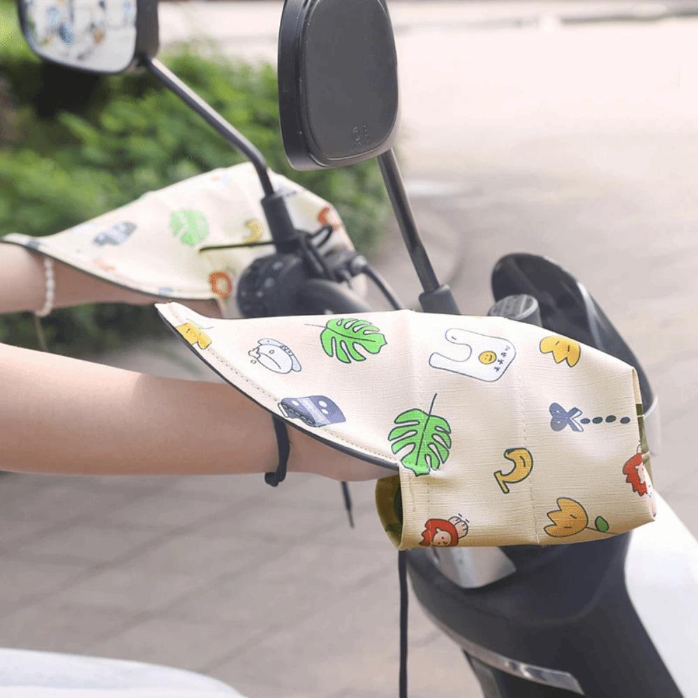 Sun Protection Electric Vehicle Grip Muffs Breathable Bike Grip Mittens Motorcycle Riding