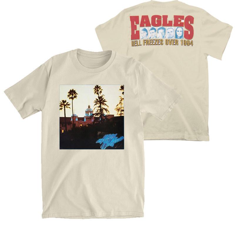 Новая мужская футболка 1994 года Eagles Hotel California California Hotel Памятная Винтажная