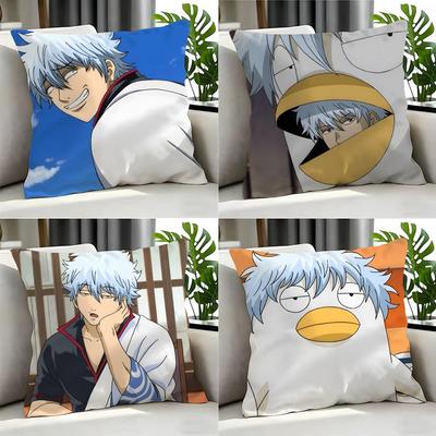 Anime GGintama Cushion Cover Cushion Cover Set Pcs X X X Pillowcase Decorative Sofa Home Decor
