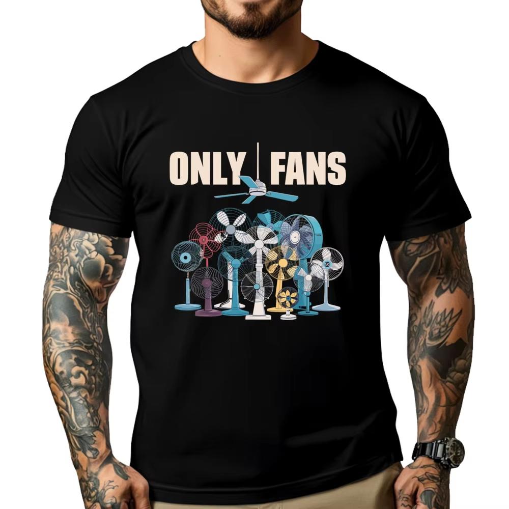 2026 Новая смешная футболка с принтом Only Fans для мужчин и женщин Юмор Винтаж Новинка Футболки Мужская футболка