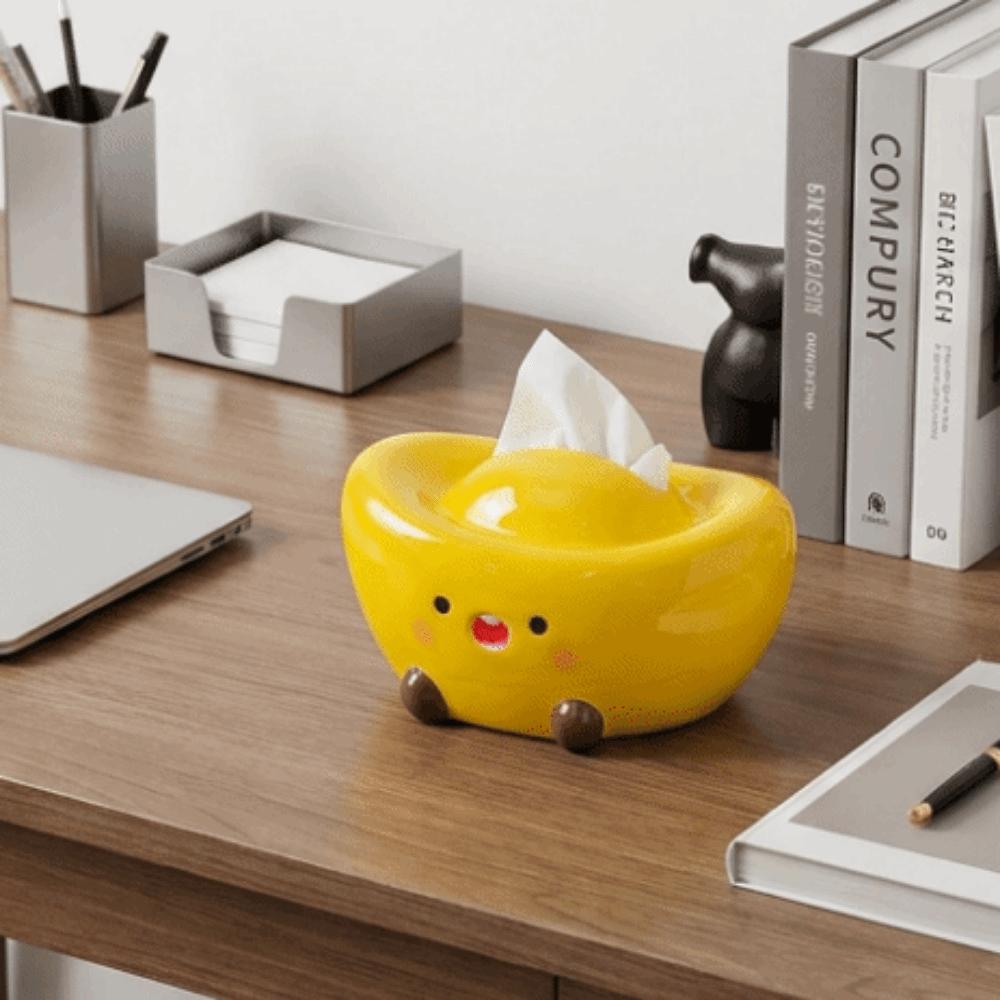 Ceramic Ceramic Tissue Box Reusable Napkin Storage Case Modern Paper Towel Holder Home Decoration