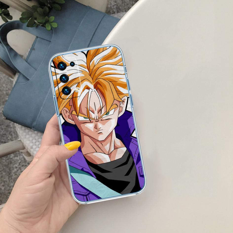 PP31 Dragon Ball Trunks Soft Shell Transparent Phone Case for Motorola Moto G7 G8 G9 G84 G85 G73 G24 G15 Z2 Play Power Plus