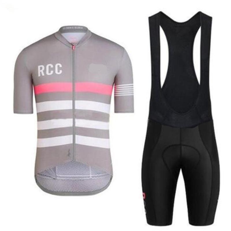 Pink RCC Cycling Jersey Set Short Sleeve for Men Bike Sportswear Sets Summer Maillot Ciclismo Hombre Bicycle Clothing 2026