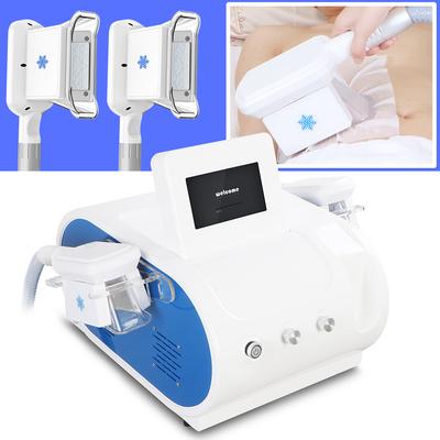 Двойные ручки системы охлаждения жира замороженные для похудения удаление целлюлита оборудование для потери веса