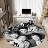 1 шт. Музыкальная группа One Direction Круглый ковер для офиса, под офисные стулья, спальни, гостиной, домашний декор a1016277